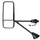 Black Manual Door Mirror For 08-16 Kenworth T660 T600 T370 T170 Left Side