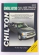 Chilton GM Chevy Full Size Trucks 2007-2009 Repair Manual 28626 Maintenance