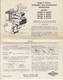 Vintage 1972 BRIGGS & STRATON engine Instruction Booklet MODEL 60100 61100 80100