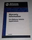 Allison Transmission Warranty Information Manual SE0100EN On-Highway Vehicle App