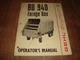 Gehl BU 940 Forage Box Operators Manual Form No. 902848 Catalog
