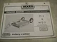 Woods (Hesston) Rotary Cutter Mower Owner Operator & Parts Manual 72-3 & M72-3