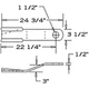 00759339 New Rhino CCW Lift Rotary Cutter Blade SR15 SR15M
