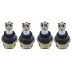 4PK Ball Joint 102361901 for Club Car Golf Cart Carryall 294 295 XRT1500 2004-06