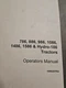 Operators Manual for Case International Harvester 86 Series Tractor 1096207R4