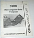 Gehl 3200 Bale Thrower Operators Owners Maintenance Manual ORIGINAL! 8/92 904782