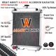 Aluminum Excavator Radiator For Kubota U35 U35S U35-S2 KX91-3 KX91-3S KX91-3S2
