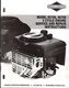 BRIGGS & STRATTON 2 CYCLE ENGINE SERVICE MANUAL 95700 & 96700 MS-9640 1-93 