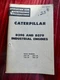 Caterpillar CAT D379 D398 Industrial Engines Operation and Maintenance Manual