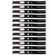 12PK Oregon 91-585 Mower Blades for Woods 1008199 72" RD7200 PRD7200 RD72