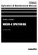 Komatsu WA500-8 JPN For KAL Wheel Loader Operators Manual SN 90612-90831