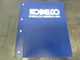 Kobelco ED195-8 Acera Mark 8 Tier 3 Excavator Dozer Parts Catalog Manual