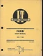 FORD I&T SHOP SERVICE MANUAL FOR FORD 8000 SERIES TRACTORS