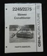 GENUINE GEHL 2245 2275 MOWER CONDITIONER PARTS MANUAL MINT SEALED