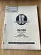 Oliver 99, Super 99 & Super99GM Tractor I&T Shop Service Manual O-7
