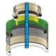 2438U1172R300 Bucket Cylinder Seal Kit Fits Kobelco SK310 III SK320 SK330 IV