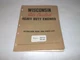 Wisconsin Air cooled heavy duty engine HS-7D HS-8D parts list & instruction book
