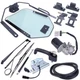 Front Door Glass kit for Bobcat A770 T450 T595 T650 T740 T770 S450 S630 S750