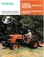 KUBOTA M-SERIES SPECIALTY TRACTOR M5700SDN M8200SDNB M9000DTL 2001 Brochure