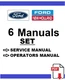 5640 Ford SET Tractor Service Manual Repair Operators Owners New Holland PDF USB