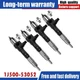 1J500-53052 For Kubota M4N-071HD12 M4N-071HDC12 Tractor 4PCS Diesel Injectors