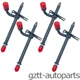 4Pcs Fuel Pencil Injector For Case G188D 1835B 480B 480C G207D 580B 580D A140829