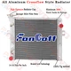 3 Row Aluminum Radiator fit Forklift Hyster Yale S40XMS S25 S35XM S40XM