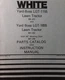 White Yard-Boss Lawn Garden Tractor LGT-1155 LGT-1655 &Deck Owner & Parts Manual