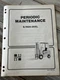HYSTER FORKLIFT Periodic Maintenance Book MANUAL S-25/30/35-XL H-25/30/35-XL