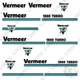 Fits Vermeer 1800 Turbo Chipper Decal Kit