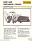 Equipment Brochure - Massey Ferguson - MF 50E - Backhoe Loader - c1985 (E1575)