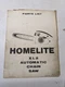 HOMELITE ILLUSTRATED PARTS CATALOG LIST BOOK MANUAL CHAIN SAWS XL2 24752 REV 1