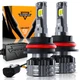 For 2003-12 International Truck 4300 4400 AUXBEAM 9007 LED Headlight Canbus Bulb