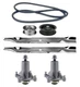 Sears Craftsman YS 4500 42" Mower Deck Parts Kit Spindles Blades Belt Idlers
