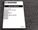 Mitsubishi FBC25N Forklift Chassis & Mast Service Repair Manual SN 20200-Up