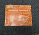 Nissan KH02 Series C80K C80KLP P40K P40KLP Forklift Shop Service Repair Manual