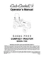 Owner&rsquo;s Manual Instructions Cub Cadet Compact Tractor Series 7000 - Model 7254