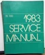 1983 Dodge Ram Van Wagon Voyager Dealer Service Shop Repair Manual B150-350