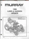 MURRAY LAWN & GARDEN UPDATE 46400 HYDROSTATIC AUTO 18.5 HP 1996 Service Manual