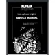 Kohler KT 17 19 21 Series 1 &11 Service Manual 74 pages Comb Bound Gloss cover