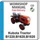 KUBOTA B1220 B1620 B1820 SERVICE REPAIR WORKSHOP MANUAL ON CD
