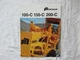 1977 Allis-Chalmers Fiat-Allis 100-C 150-C 200-C Motor Grader Brochure 12 Pages