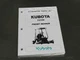 Kubota F2100 Front Mower Parts Manual Exploded View Diagram Book