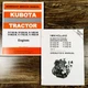 Kubota D1302 D1402 Engine L2250Dt-Gst L2250F Service Manual Operators Set