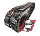 Pair of Bobcat T550 Track Loader Rubber Tracks 400x86x49 C Block Pattern