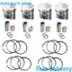 4 PCS STD 95.0mm Piston Kit(Clip&Pin&Rings)For Komatsu 4D95S 4D95S-W-1G Engine