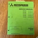 Mitsubishi FGC15K/18/20K/25K/30K SERVICE SHOP REPAIR MANUAL FORKLIFT TRUCK GUIDE