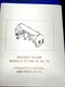 HOWSE Rotary Tiller RTC48 ,54, 62, 70 Operator's - Parts Diagram