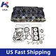 D902 Complete Cylinder Head+Gasket Kit For Kubota BX25D RTV900W BX2360 BX2370D