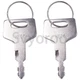 2X Keys H806 for Takeuchi Switch 17001-00023 TL130 TL150 TB125 TB135 TB145 TB175